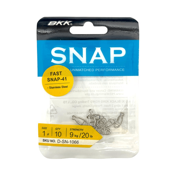 Bkk Fast snap-41 #1 (10 unidades) 9kg