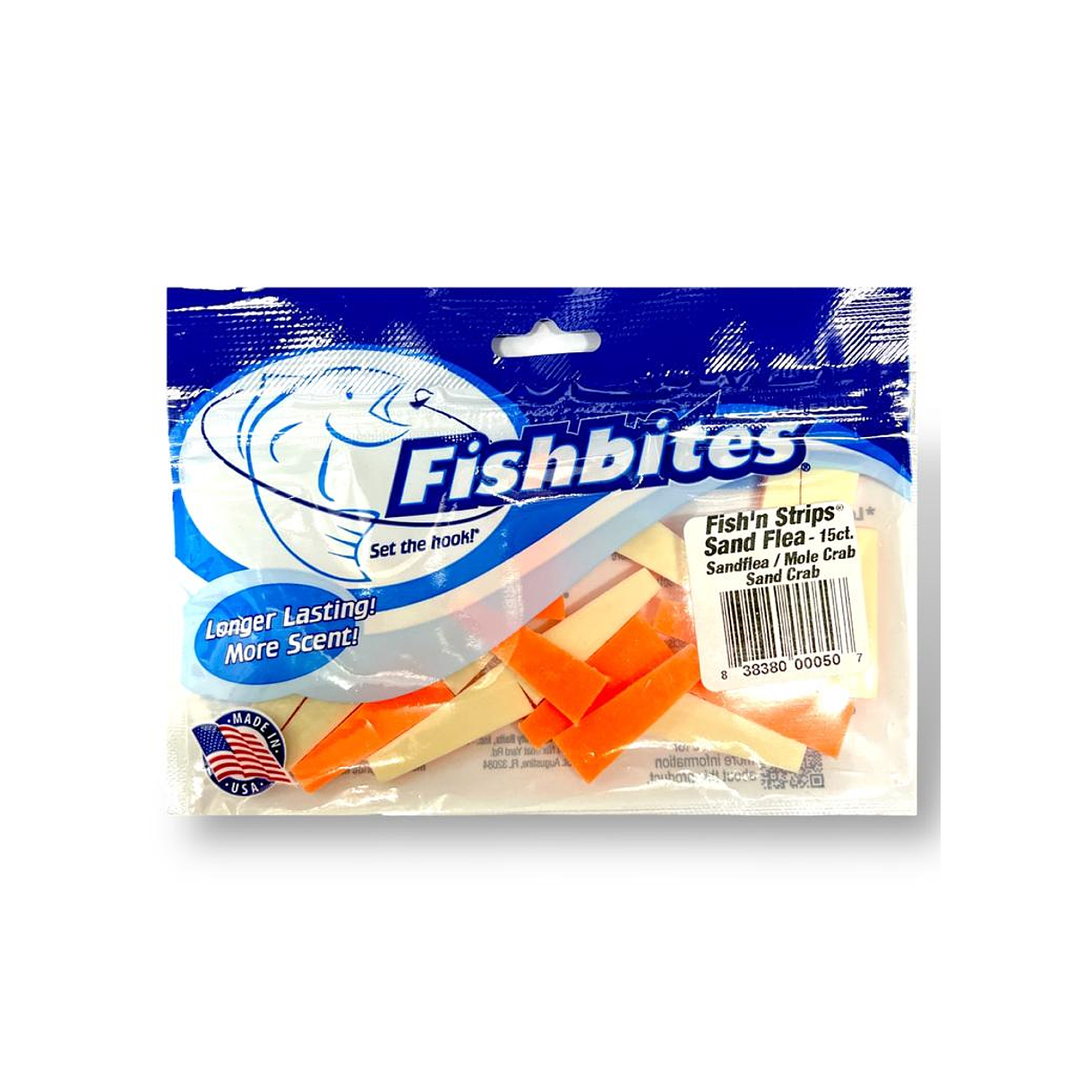 FISHBITES FISH'N STRIPS® Pulga de arena (sand flea)