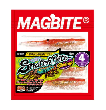 Magbite Snatch Bite Shirmp 4 pulgadas