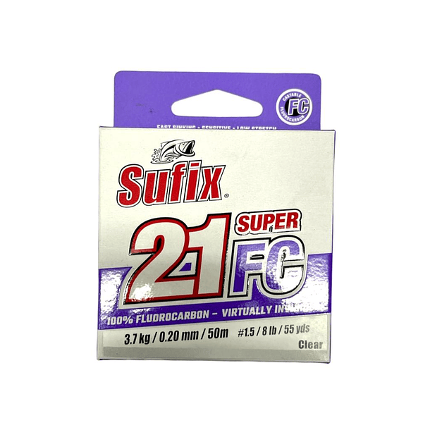 Sufix Super 21FC  0.20mm/ 3.7kg/ 50m