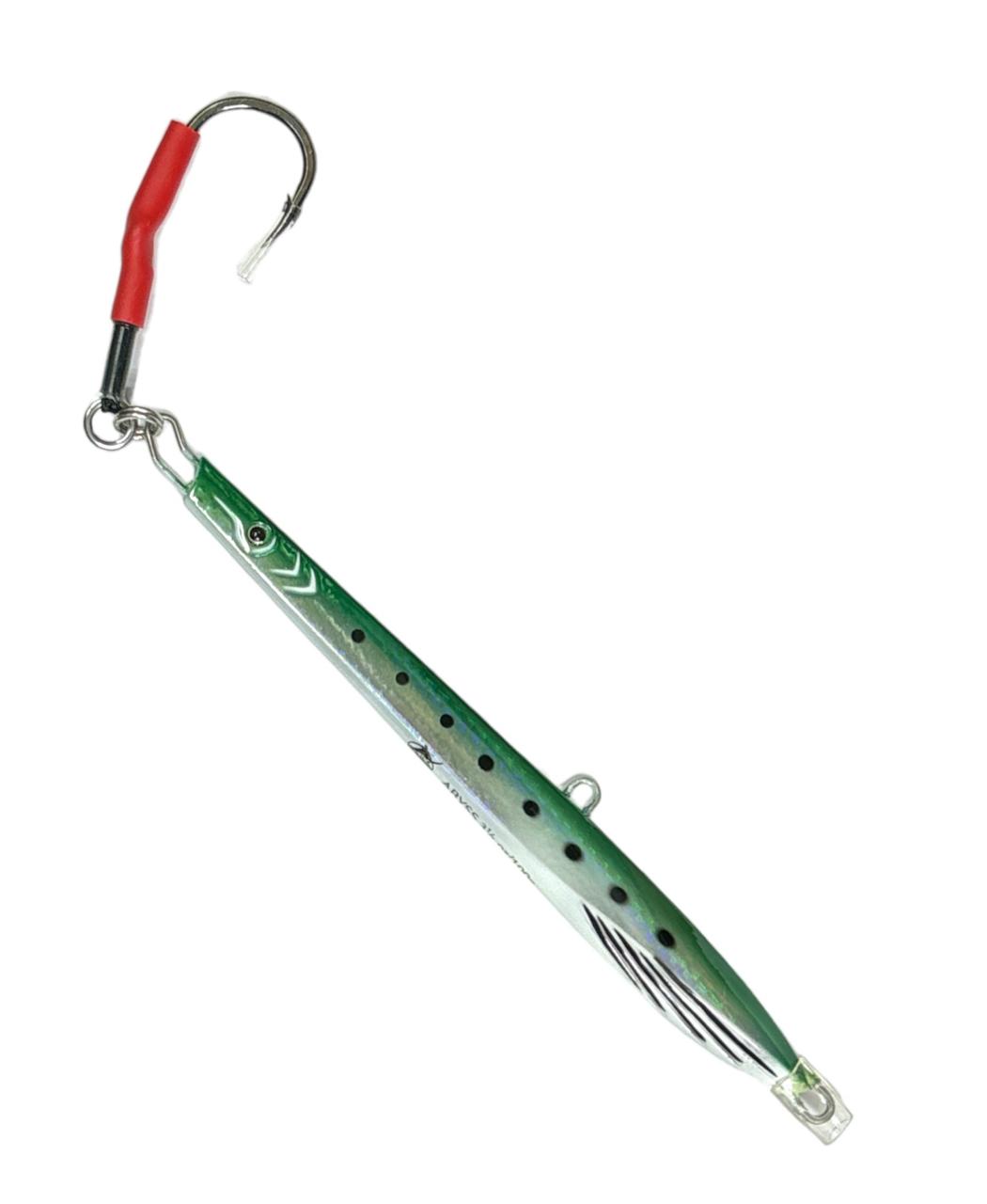 NISHIZAWA WORTH 90cm + 4x4ビンディング AX-1 Williamson Vertical Jigging 100 gr. Green
