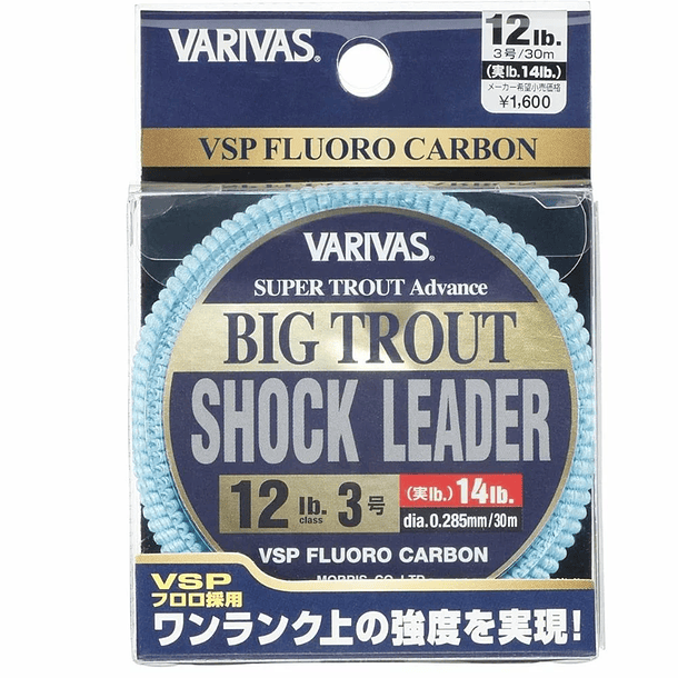 Varivas Big Trout Shock Leader  3 / 12 lb / 30 m.