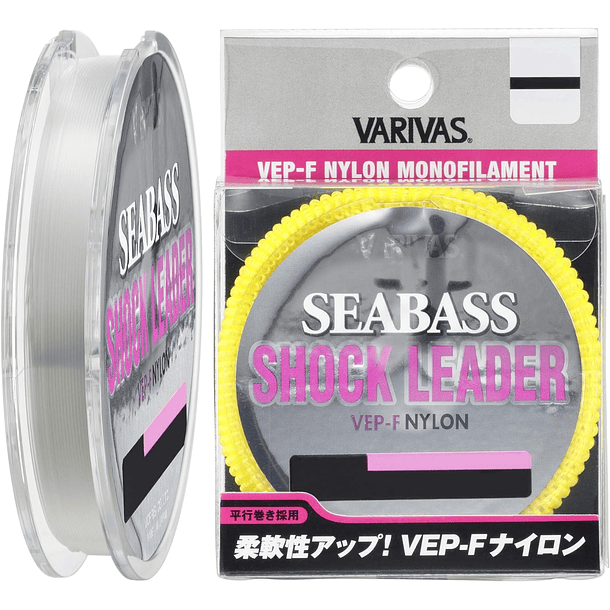 Varivas Seabass Shock Leader VEP-F Nylon 7 25LB/ 12.5kg/ 0.435mm/ 30m
