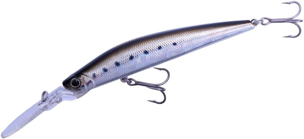 Duo Hacker Slaver Cranking Minnow 105 SP - Sardine Noir