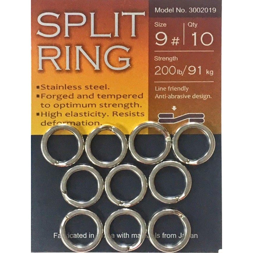Argollas BKK Split Ring 51 #9 10 unid.