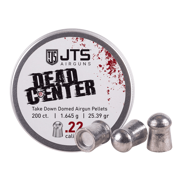 JTS Dead Center Cal.22  1,645g - 25,39gr 200 pcs.