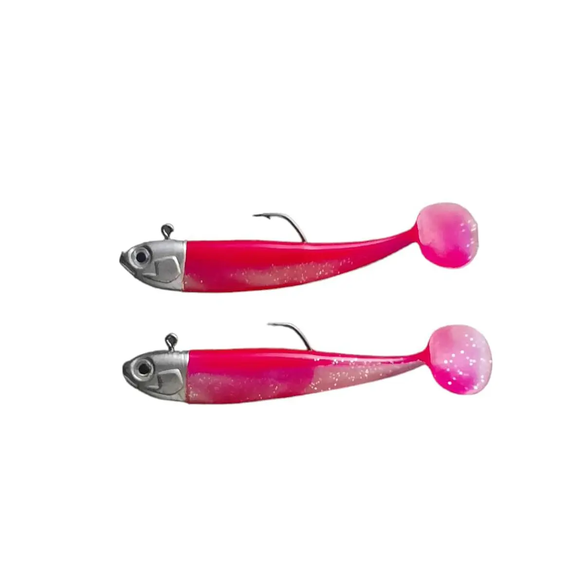 Vinilo JIGS FISH - 30 gr. 11 cm. Pink (2 Unid.)