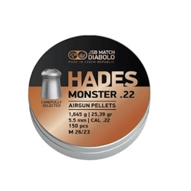 JSB Hades Monster.22 Diabolo  cal.5.5 - 25.39gr  150pcs