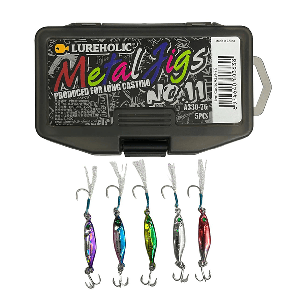 Kit Lureholic Metal Jigs No.11  A330 - 7G 