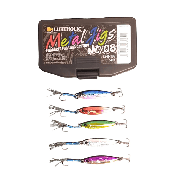 Kit Lureholic Metal Jigs No.08  A246 - 15G 