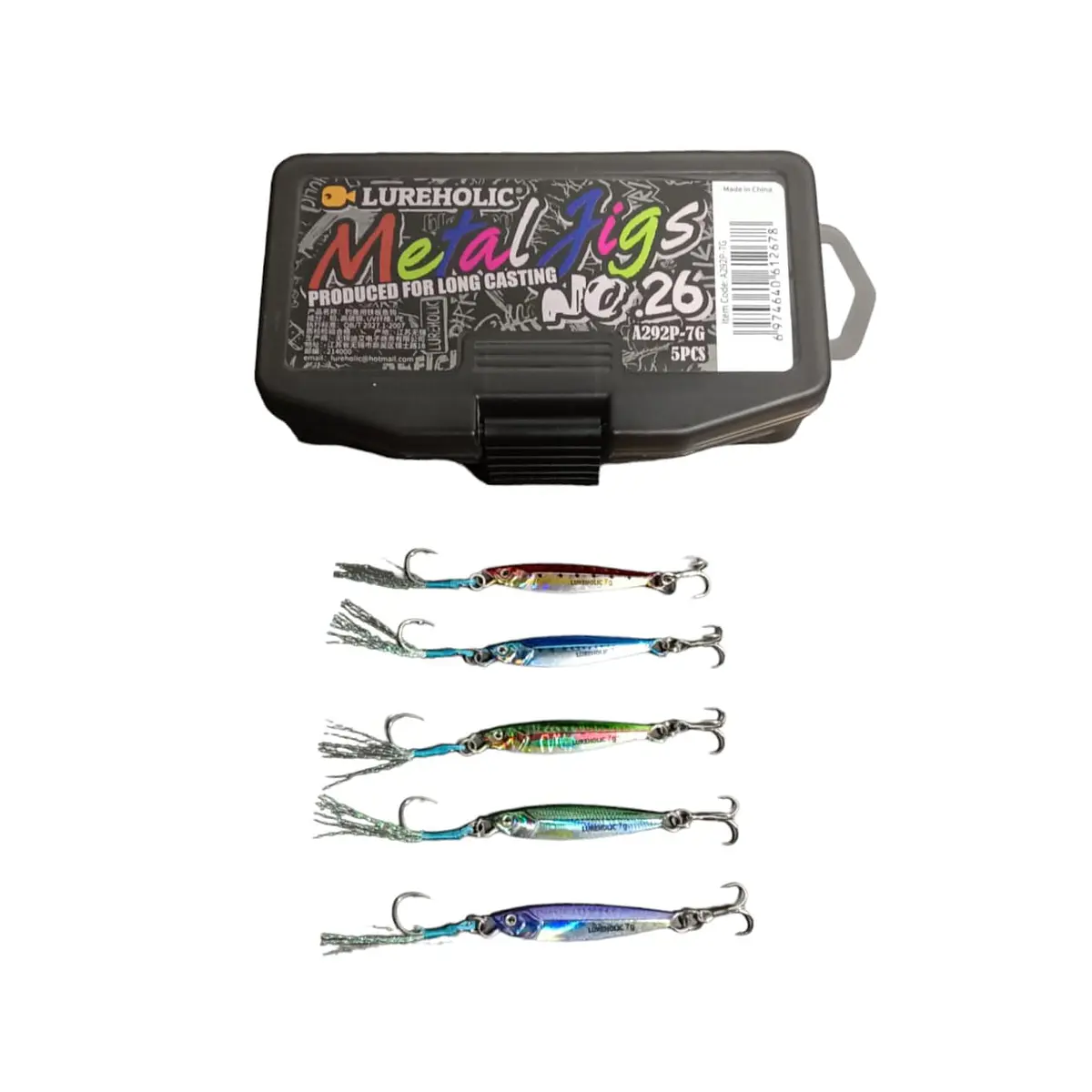 Kit Lureholic Metal Jigs No.26 A292P - 7G