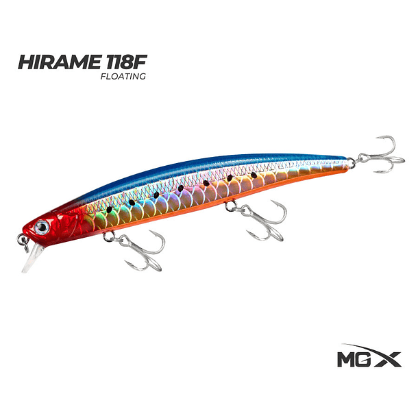 MGX Hirame 118F - Azul-Rojo-Anaranjado