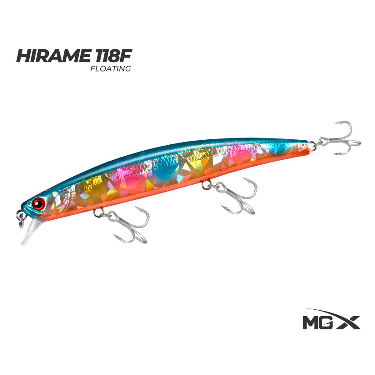 MGX Hirame 118F- Anaranjado-Azul-Payasito