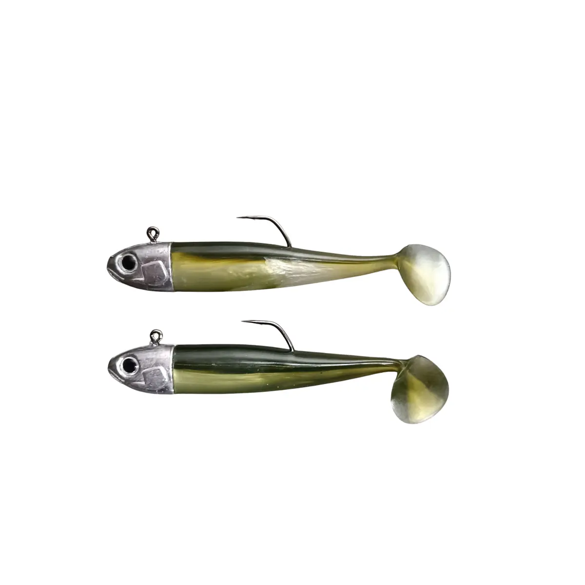 Vinilo Jigs Fish 30gr. 11cm. Caqui (2 Unid.)