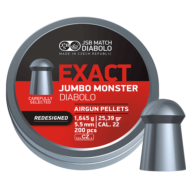 JSB Exact Jumbo Monster Diabolo Rediseñado 5.5 25.39gr