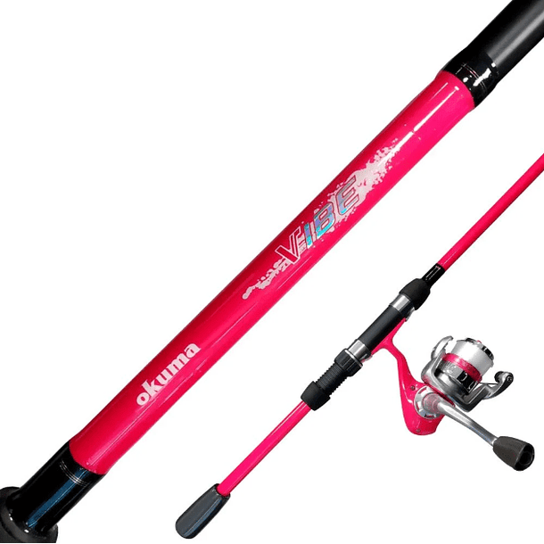 COMBO CAÑA + CARRETE OKUMA VIBE 1.80 MT 1