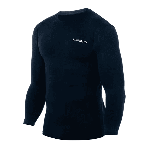 Polera Shimano Tech Tee - Azul Oscuro Talla L  UPF50+