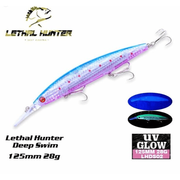 Lethal Hunter Deep Swim 125 S 28gr. UV GLOW 2