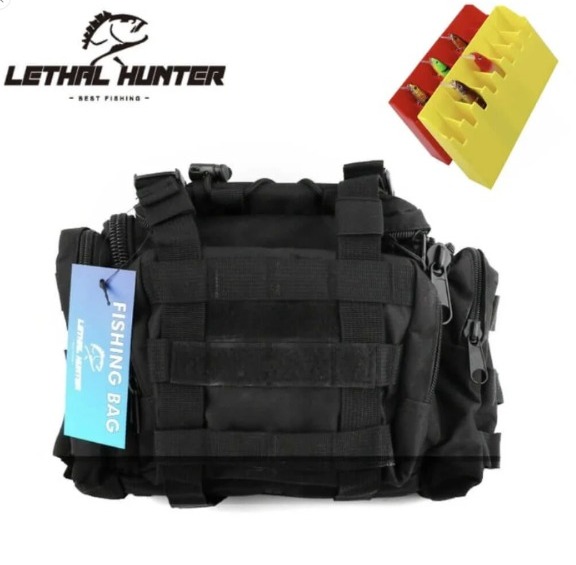 Lethal Hunter Bolso Banano Porta señuelos negro