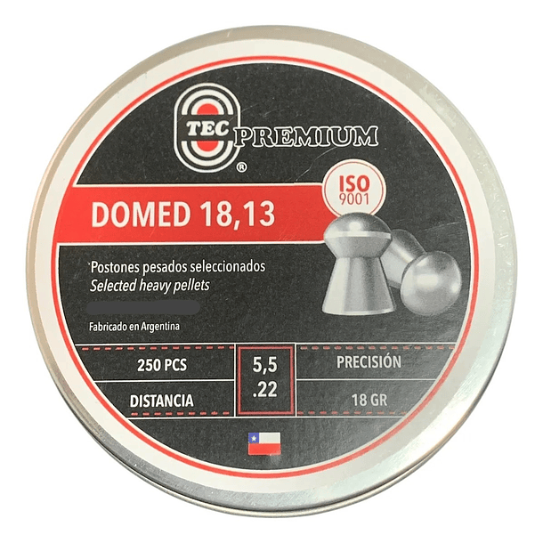 Tec Premium DOMED 18.13gr. Cal. 5.5 250unid. 1