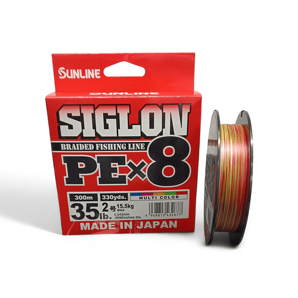 Sunline SIGLON Multifilamento X8 300mt. #2 35lb. Multicolor