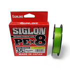 Sunline SIGLON Multifilamento X8 300mt. #2 35lb. Light Green 1