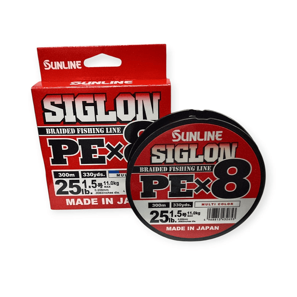 Sunline SIGLON Multifilamento X8 300mt. #1.5 25lb. Multicolor 2