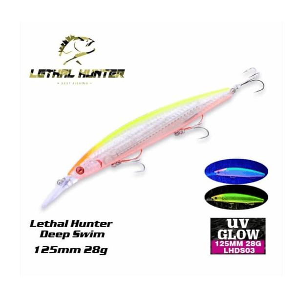 Lethal Hunter Deep Swim 125 S 28gr. UV GLOW 5