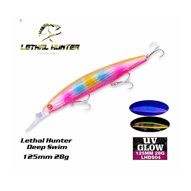 Lethal Hunter Deep Swim 125 S 28gr. UV GLOW 6