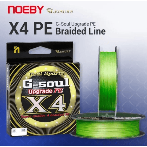Noeby Leisure G- Soul X4 150m 4PE 0.6#  0.128mm 8LB
