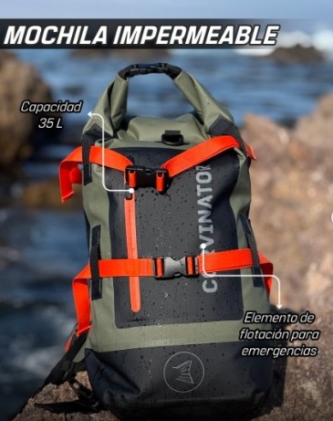 Mochila Corvinator Impermeable 35lt.