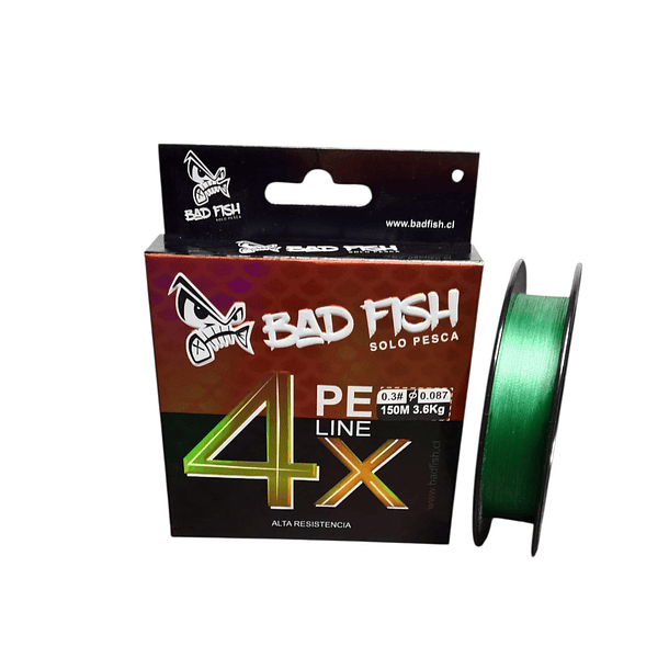 Bad Fish Multifilamento 4X 150mt. / Verde