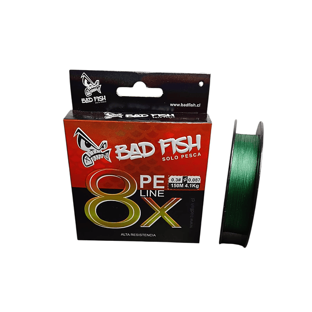 Bad Fish Multifilamento 8X 150mt. / Verde 1