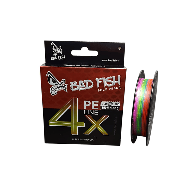 Bad Fish Multifilamento 4X 150mt. / Multicolor 2