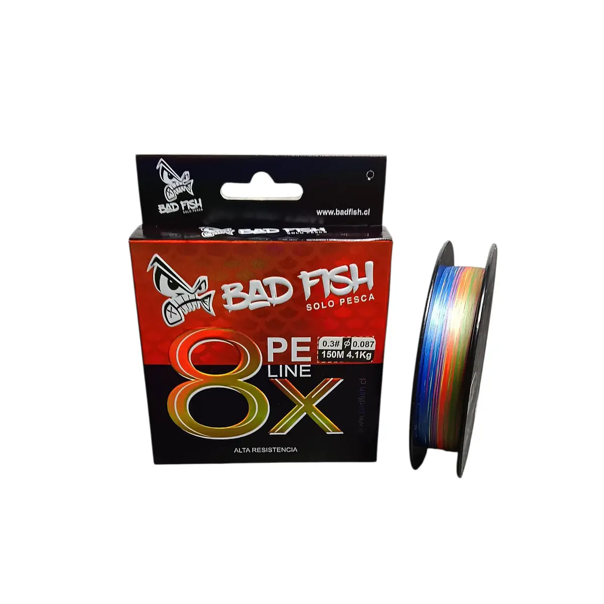 Bad Fish Multifilamento 8X 150mt. / Multicolor