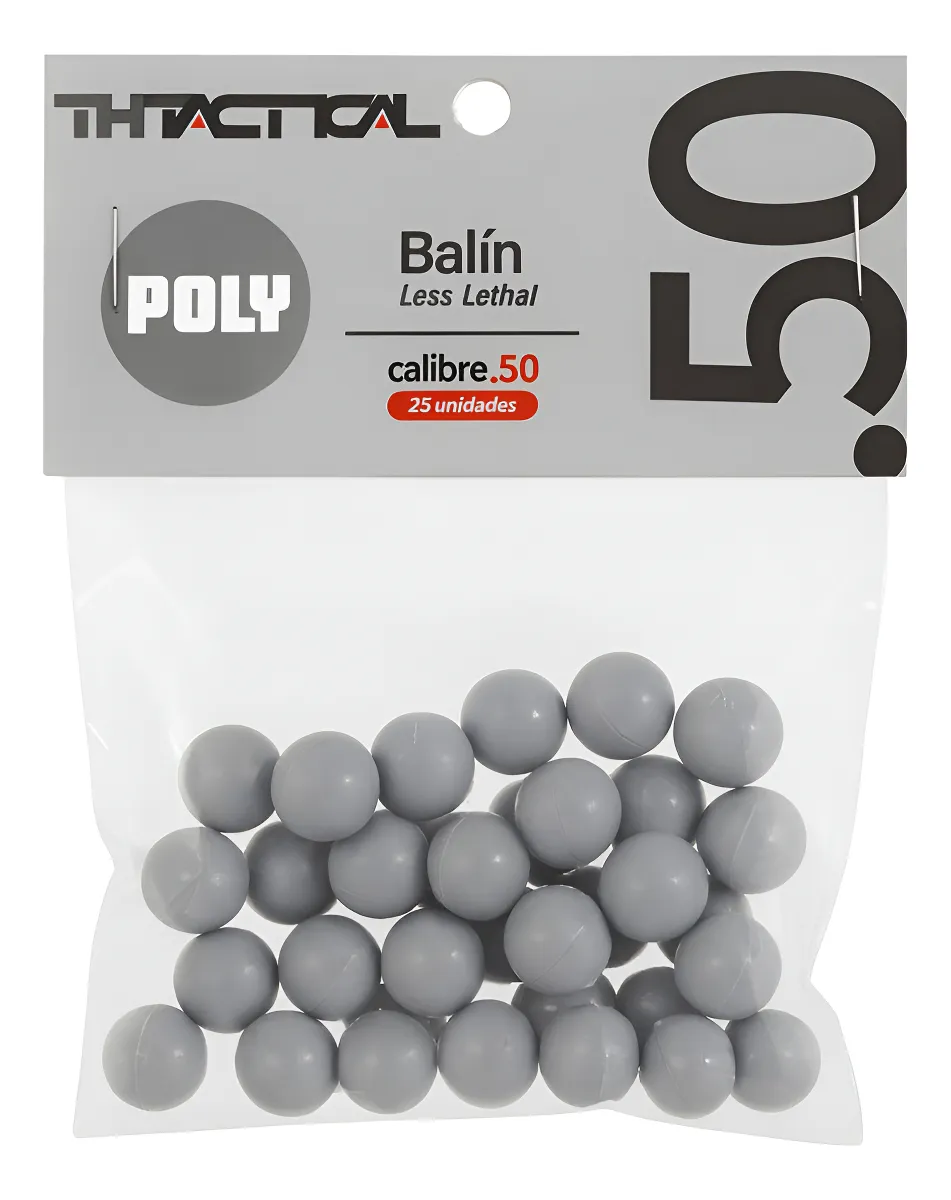 BALÍN TRAUMÁTICO TEC CALIBRE .50 POLY