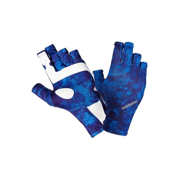 Guantes SHIMANO Glove / UPF50+ AZUL