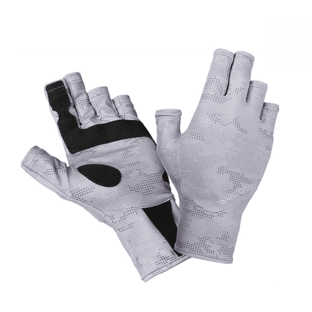 Guantes SHIMANO Glove / UPF50+ GRIS  L/XL