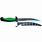 BADFISH Cuchillo Filetero 29cm. Verde 2