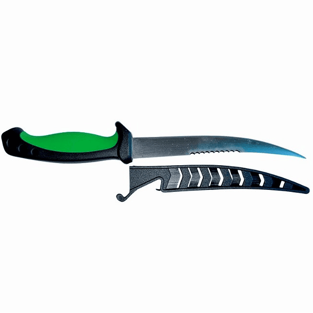 BADFISH Cuchillo Filetero 29cm. Verde 2