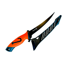 BADFISH Cuchillo Filetero 31cm. / Negro-Naranja 1