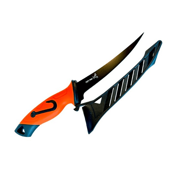 BADFISH Cuchillo Filetero 31cm. / Negro-Naranja