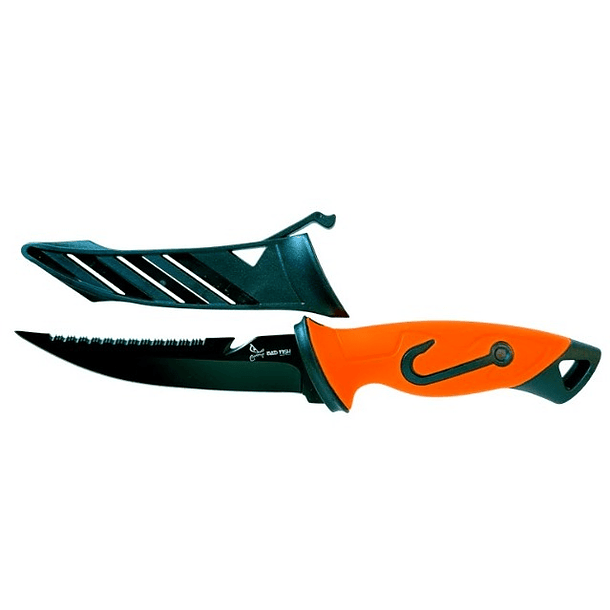 BADFISH Cuchillo Filetero 28.3cm. / Negro-Naranja