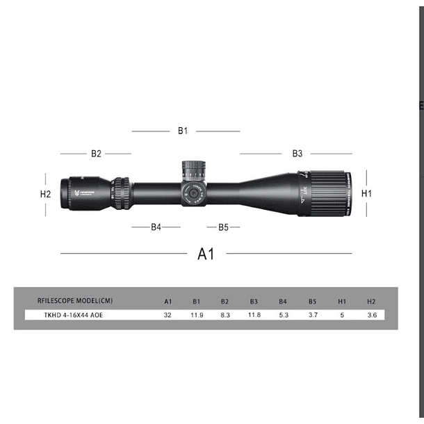 Mira telescópica Swamp Deer TK 4-16x44 AOE HK 5