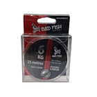 BAD FISH Shock Leader- Fluorocarbono 6kg/ 25 mt / 0.30mm 1