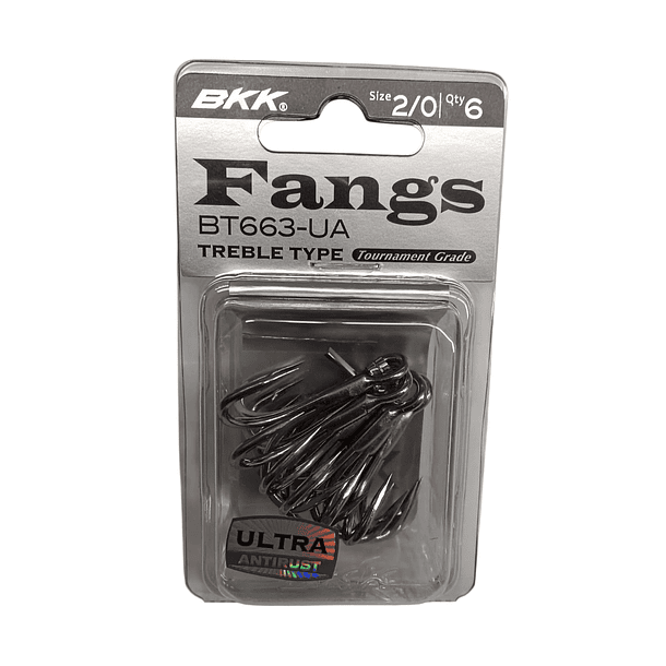 BKK Fangs BT663-UA SIZE 2/0  6unid.