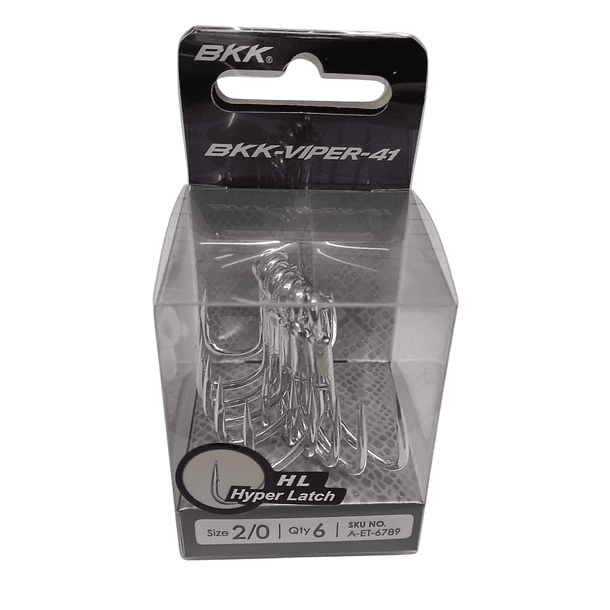 BKK Anzuelo Triple Viper-41  SIZE 2/0 6unid. 2