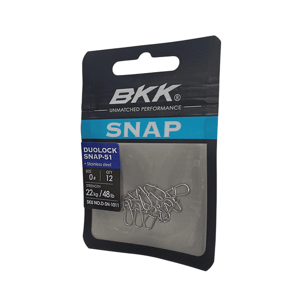 Bkk Duolock Snap-51  #0 (12 unidades)