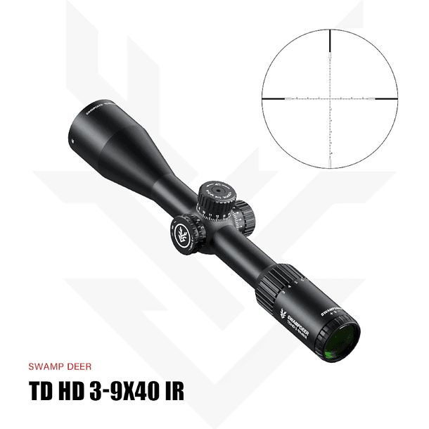 Mira telescópica Swamp Deer TD HD 3-9X40 IR  HS