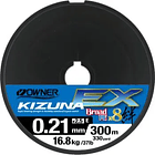 OWNER KIZUNA EX PE X8 0.21 mm. 300Mts  16.8kg.– Invisible Blue 2